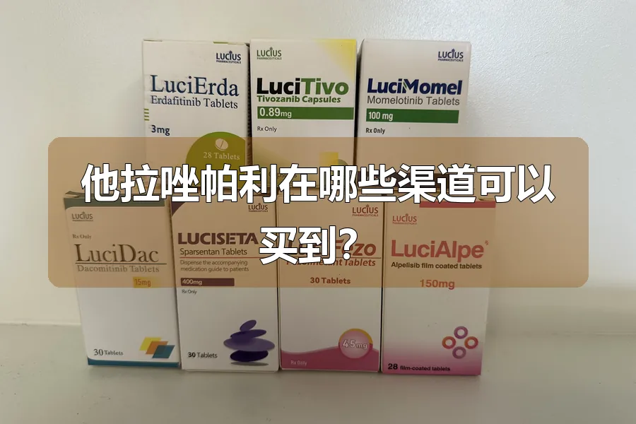 他拉唑帕利在哪些渠道可以买到?